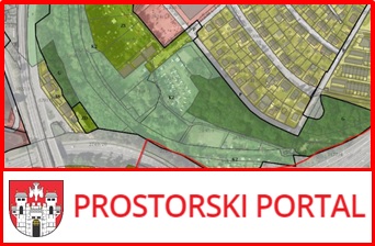 Dostop do spletne strani prostorskega portala Mestne občine Maribor, fotografija načrta